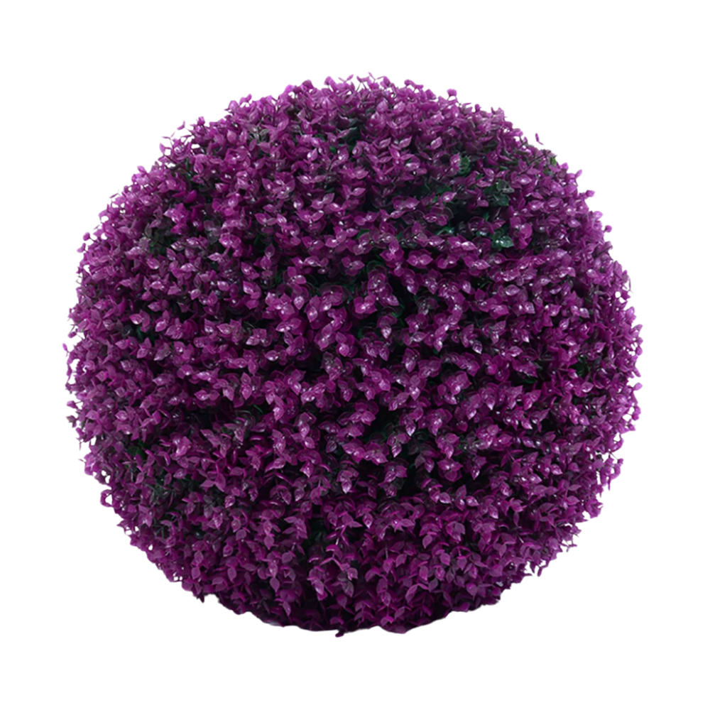 Artificial Topiary Grass Balls -Purple - Ozerty
