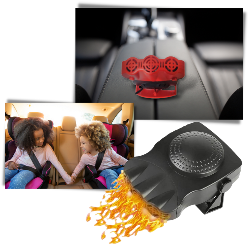 Defrosting and demisting device for cars