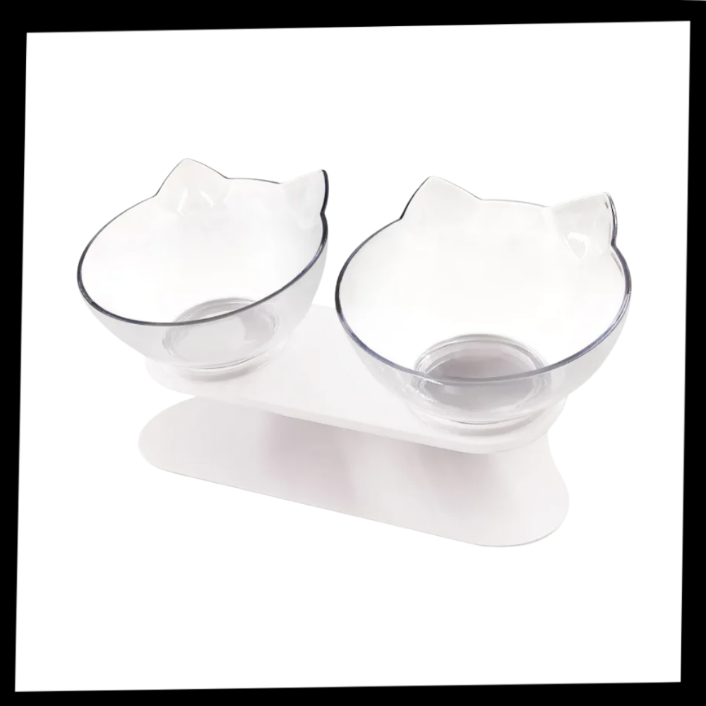 Elevated Comfort Bowl for Cats - Ozerty