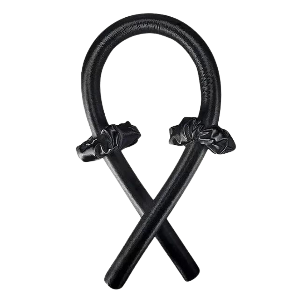 Heatless Curling Rod Headband Ribbon Silk -No clip - Ozerty