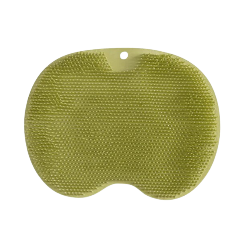 Relaxation Shower Brush for Back and Feet -Green - Ozerty