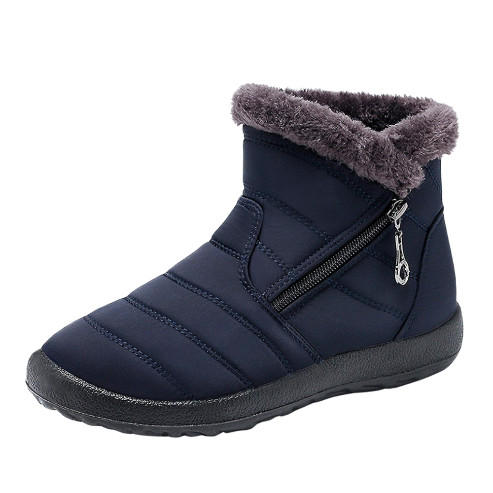 Women's Warm Waterproof Snow Boots -Blue - Ozerty